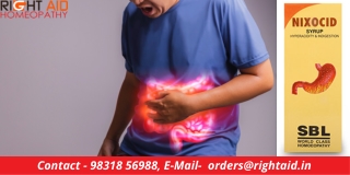 Homeopathic Nixocid Syrup for acid reflux and indigestion