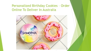 Personalized Birthday Cookies – Order Online To Deliver In Australia