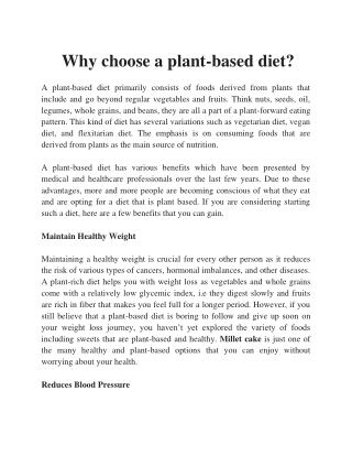 Why choose a plant based diet.docx