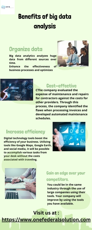 Benefits of big data analysis