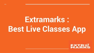 Extramarks _ Best Live Classes App