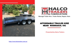 Affordable Trailer Hire near Warragul VIC