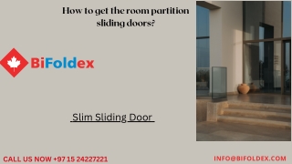 Slim Sliding Door