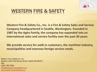 Marine Fire Extinguishing Systems