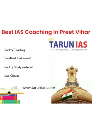 Top IAS Coaching In Preet Vihar
