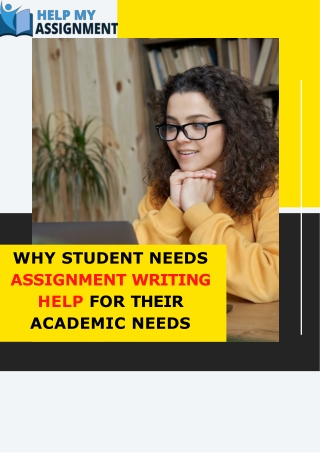 Why Student needs Assignment Writing Help for their academic needs oposal