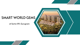 Smart World Gems Sector 89 at Gurgaon - Brochure