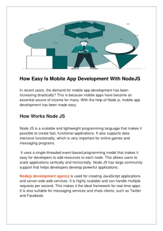 How Easy Is Mobile App Development With NodeJS (1)