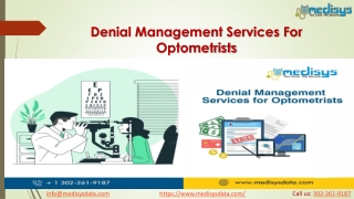 Denial Management Services For Optometrists PPT