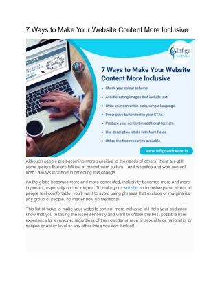 7 Ways to Make Your Website Content More Inclusive