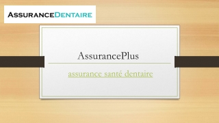 Assurance santé dentaire | Assurancedentaire.ca