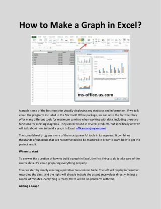 How to Make a Graph in Excel?