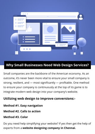 Why Small Businesses Need Web Design Services?