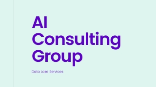 Best Data lake services – AI Consulting Group