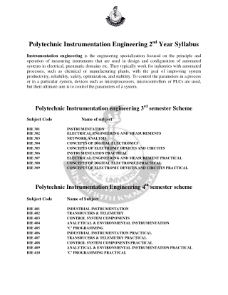 POLYTECHNIC DIPLOMA