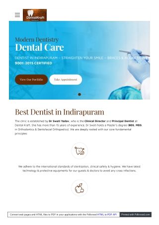 Best Dental Clinic for Teeth Cleaning in Indirapuram