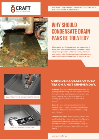 Why Should Condensate Drain Pans Be Treated