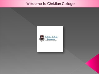 Best Colleges In Bangalore For Bba Aviation | Christian College