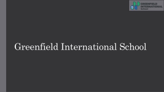 Greenfield International School