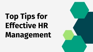 Effective Tips for Effective HR Management | Ausuma