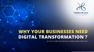 Why Your Businesses Need A Digital Transformation