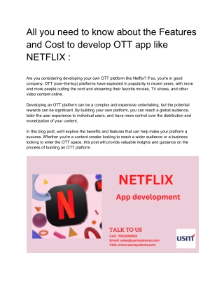 Blog- netflix - Google Docs