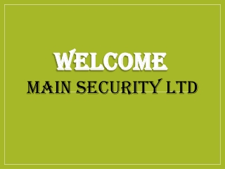 Best Corporate Security in City of London