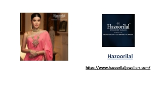 Hazoorilal