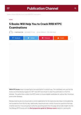 Which book is best for RRB preparation?
