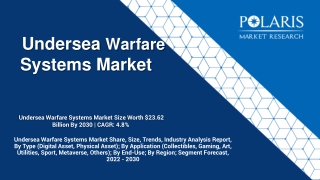 undersea warfare systems market   Share, Size 2022 Types, Applications, Trends,