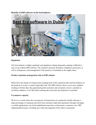 Best Erp software in Dubai