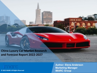 China Luxury Car Market PDF, Size, Share, Trends, Industry Scope 2022-2027