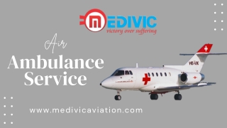Air Ambulance Service in Indore and Jabalpur by Medivic Aviation