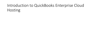 QuickBooks enterprise Hosting