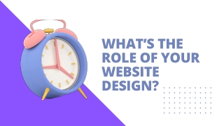 What’s The Role Of Your Website Design