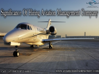 Significance Of Hiring Aviation Management Company
