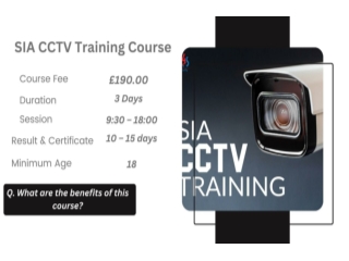 SIA CCTV Training Course