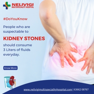 Facts about kidney stones | Urology Hospitals in Bellandur | Nelivigi Urology