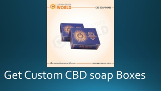 CBD soap boxes