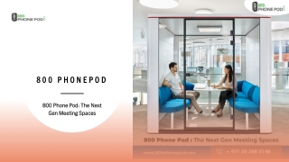 800 Phone Pod The Next Gen Meeting Spaces