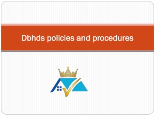 Dbhds policies and procedures