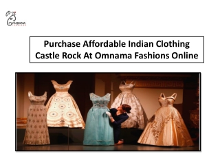 Purchase Affordable Indian Clothing Castle Rock At Omnama Fashions Online