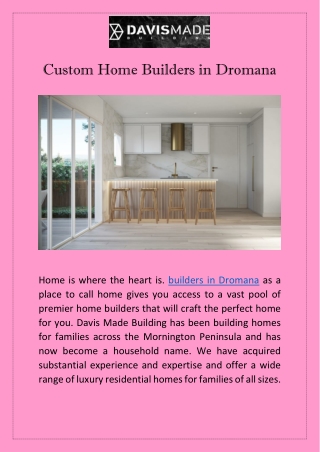 Custom Home Builders in Dromana