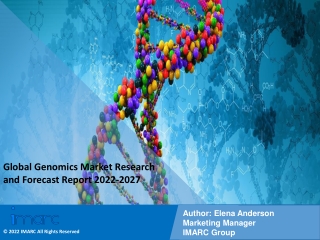 Genomics Market Research and Forecast Report 2022-2027