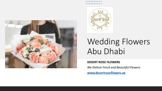 Wedding Flowers Abu Dhabi_