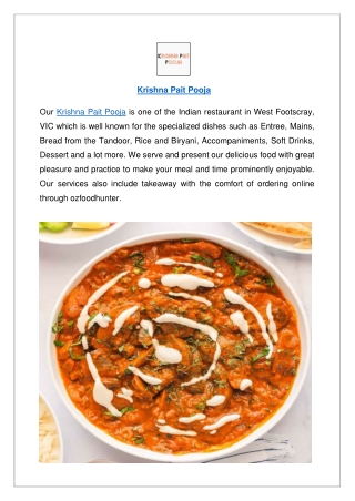 Up to 10% offer at Krishna Pait Pooja Restaurant - Order Now!!