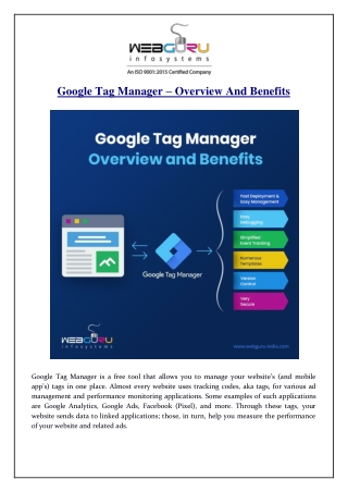 Google Tag Manager – Overview And Benefits