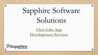 Uber-Like App Development Services