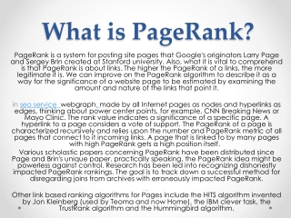 What is PageRank