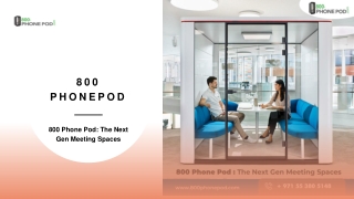 800 Phone Pod The Next Gen Meeting Spaces